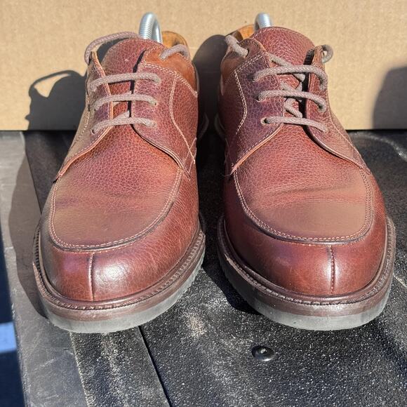 Cole Haan Shoes Mens Size 10.5 Derby Oxford Pebbled Leather Comfort 6355‎ - Picture 5 of 10